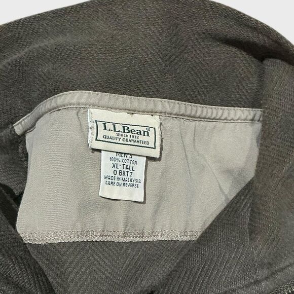 L.L. BEAN Men’s XLT Quarter Zip Cotton Pullover LL Bean - Picture 6 of 7